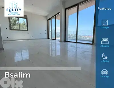 183 SQM Apartment For Sale In Bsalim شقة للبيع #RH33550