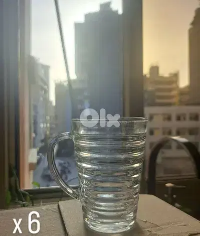 Drinking Glasses / كبايات للشرب (the price is for the 12 items)