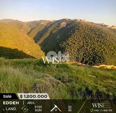  Prime 9100 SQM Land for SALE in Edde – Hboub!