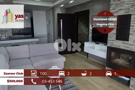 Zaarour 100m2 | Furnished Chalet | Astonishing View | OH