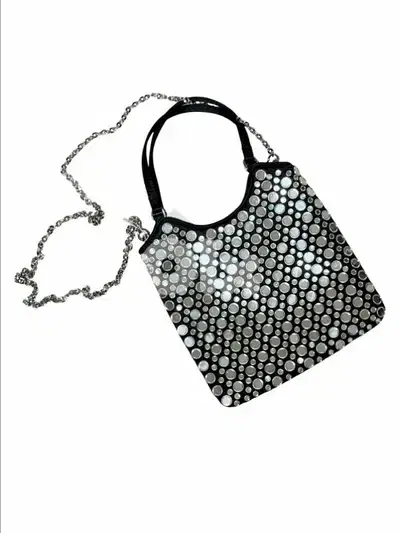 Studded Mirror Handbag