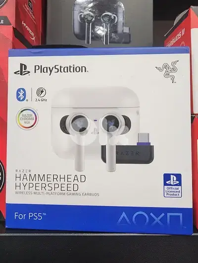 Razer Hammerhead HyperSpeed Wireless Playstation (PS) earphones