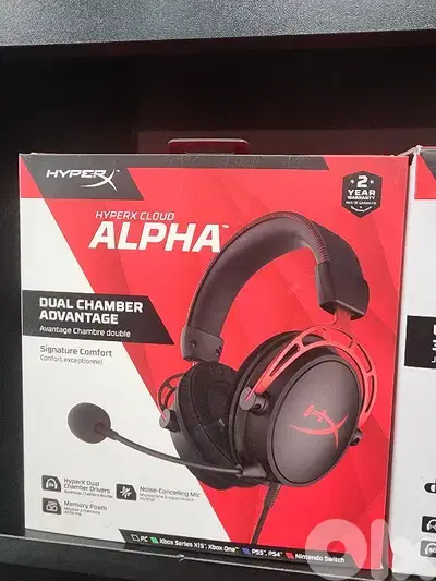 HyperX cloud alpha headset