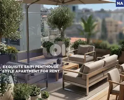 Penthouse Style Apartment for RENT,Saifi, Beirut/صيفي REF#NA136129