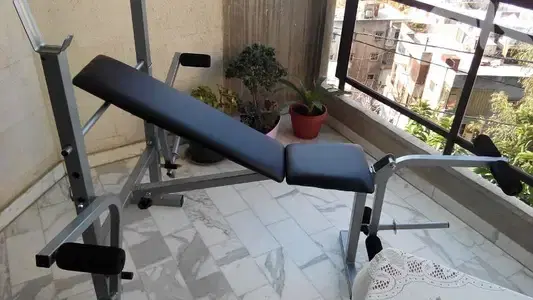 Adjustable bench opened but not used