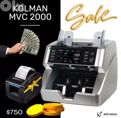 Kolman Money Counter USD EURO LBP
