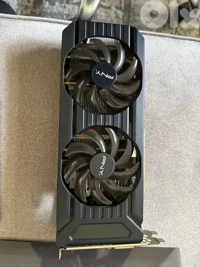 PNY GTX 1060 6GB dual fan GPU working perfectly