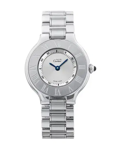 Cartier Must 21 Silver Wrist Watch 31mm