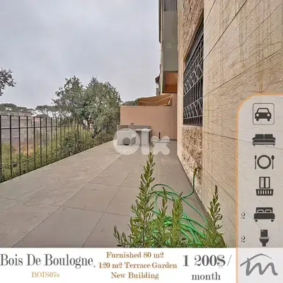 Bolonia-Mrouj | Perfect Escape | Furnished 80m² + 110m² Garden-Terrace