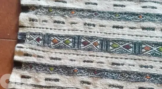 Kilim throw carpet 216×160 cm