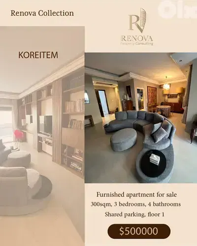 Furnished Apartment for sale in Koreitem