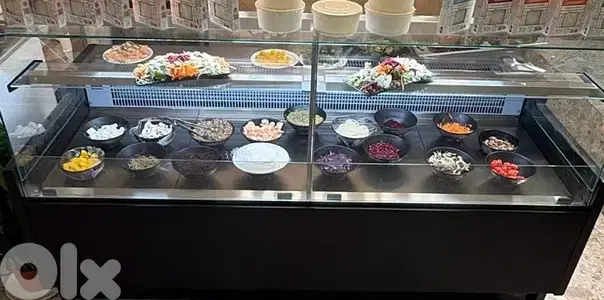 display fridge براد واجهة