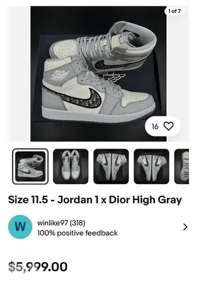 Dior x Air Jordan 1 High OG