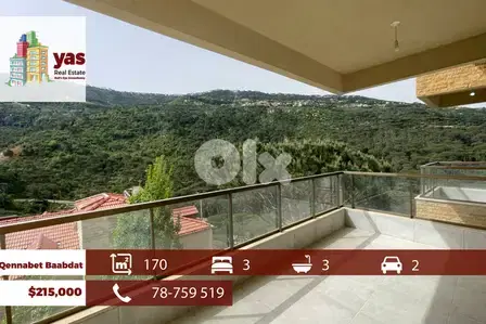 Qennabet Baabdat 170m2 | New | Mountain View | Classic Street | TCH