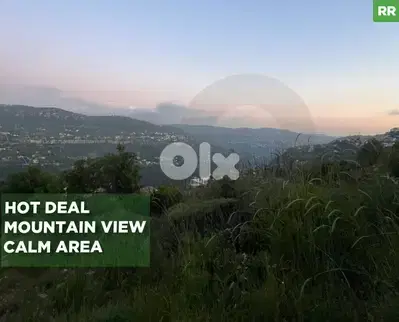 LAND/Baissour, Aley/بيصور/ Mountain View/25/45 zoning / REF#RR136193 !