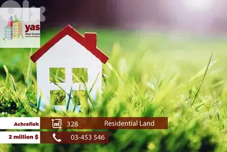 Achrafieh 328m2 | Residential Land | Prime Location | Classy Area | OH