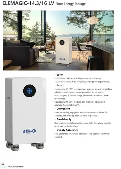 Lithuim battery etai elemagic 16kw (123kg)