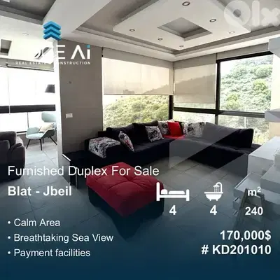 Duplex for Sale | Blat – Jbeil  Ref: #KD201010