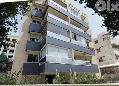 Furnished rooftop studio with a panoramic terrace for rent in Kfarhbab