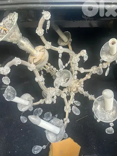 ترية صالون  كهرباء bohemia crystal