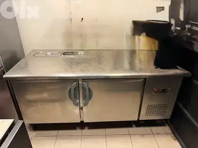 2 door refrigerator counter fridge