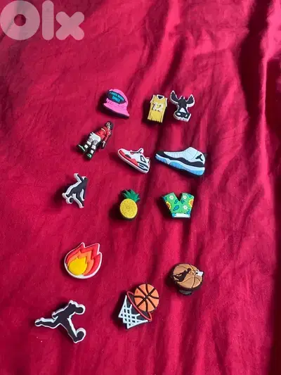 13 crocs pins each 0.50 all 6