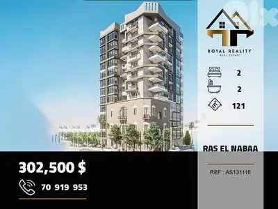 under construction apartments for sale in ras al nabaa beirut