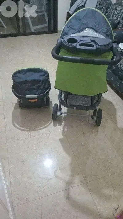Poussete and car seat chicco