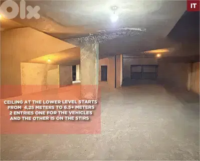 very high ceiling warehouse in the heart of Beirut/بيروتREF#IT129794