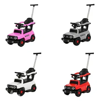 3-in-1 Ride-On Push Car Stroller For Toddlers - سيارة أطفال متعددة