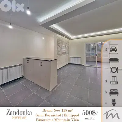 Zandouka | Signature Mountain Escape | Semi-Furnished & Equipped 115m²