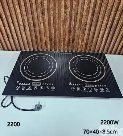 Induction cooker electric double range