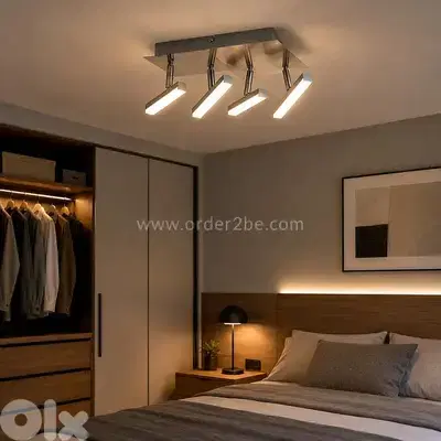 Trio Opium LED Ceiling Light – 4 Adjustable Heads