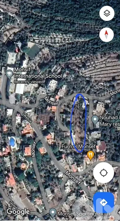 Land for Sale in Monsef أرض للبيع في المنصف