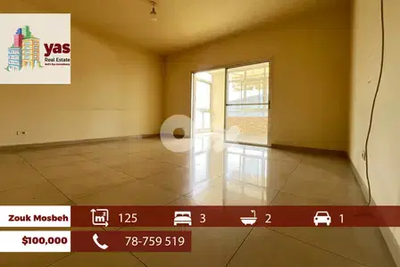 Zouk Mosbeh 125m2 | Well Maintained | Prime Location | Catch | EH/RH