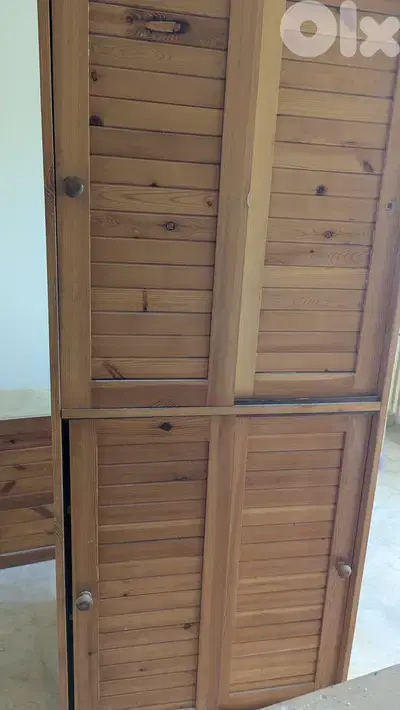 Slated cabinets