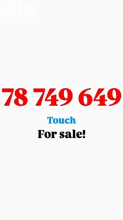 touch numbers for sale
