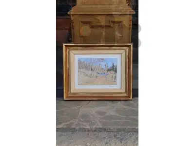 لوحة رسم زيتي اوروبية