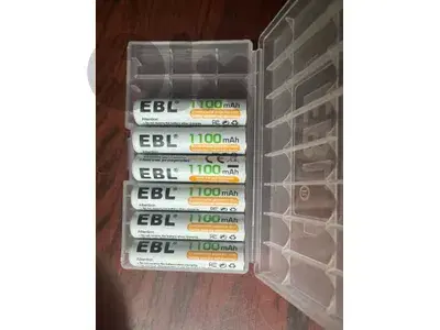 $6 per 2 batteries EBL Rechargeable AAA Batteries 1100mAh Ni-MH AAA