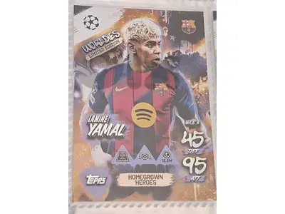 Topps MATCH ATTAX WLE8 Champions League 2025/2026 Worldies Lamine Yamal
