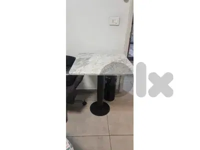 Elegant Marble Café Table | Modern Restaurant & Home Style