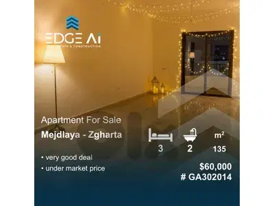Apartment for Sale | Mejdlaya – Zgharta  Ref: #GA302014