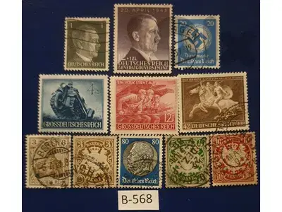 Germany Nazi Hitler Reich stamps Lot# B-568