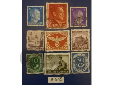 Germany Nazi Hitler Reich stamps Lot# B-545