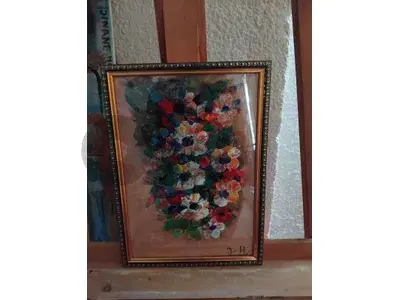 رسم زيتي على القماش