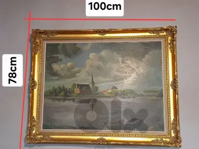 european antique oil painting