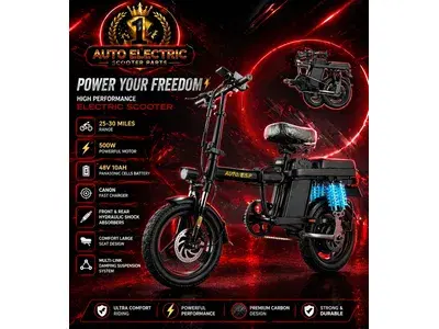 electric bike orginal foldable 14in 500w 48v 2026