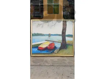 لوحة رسم زيتي اوروبية لوحة رسم زيتي اوروبية