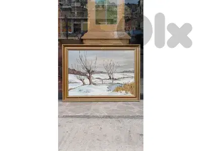 لوحة رسم زيتي اوروبية