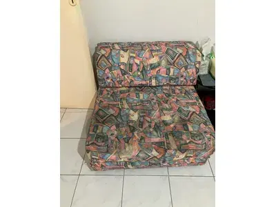 One Bed and two opening Sofas